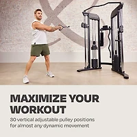 CENTR Multifunctional Cable Machine 2 Home Gym System