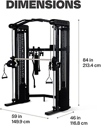 CENTR Multifunctional Cable Machine 3 Home Gym System