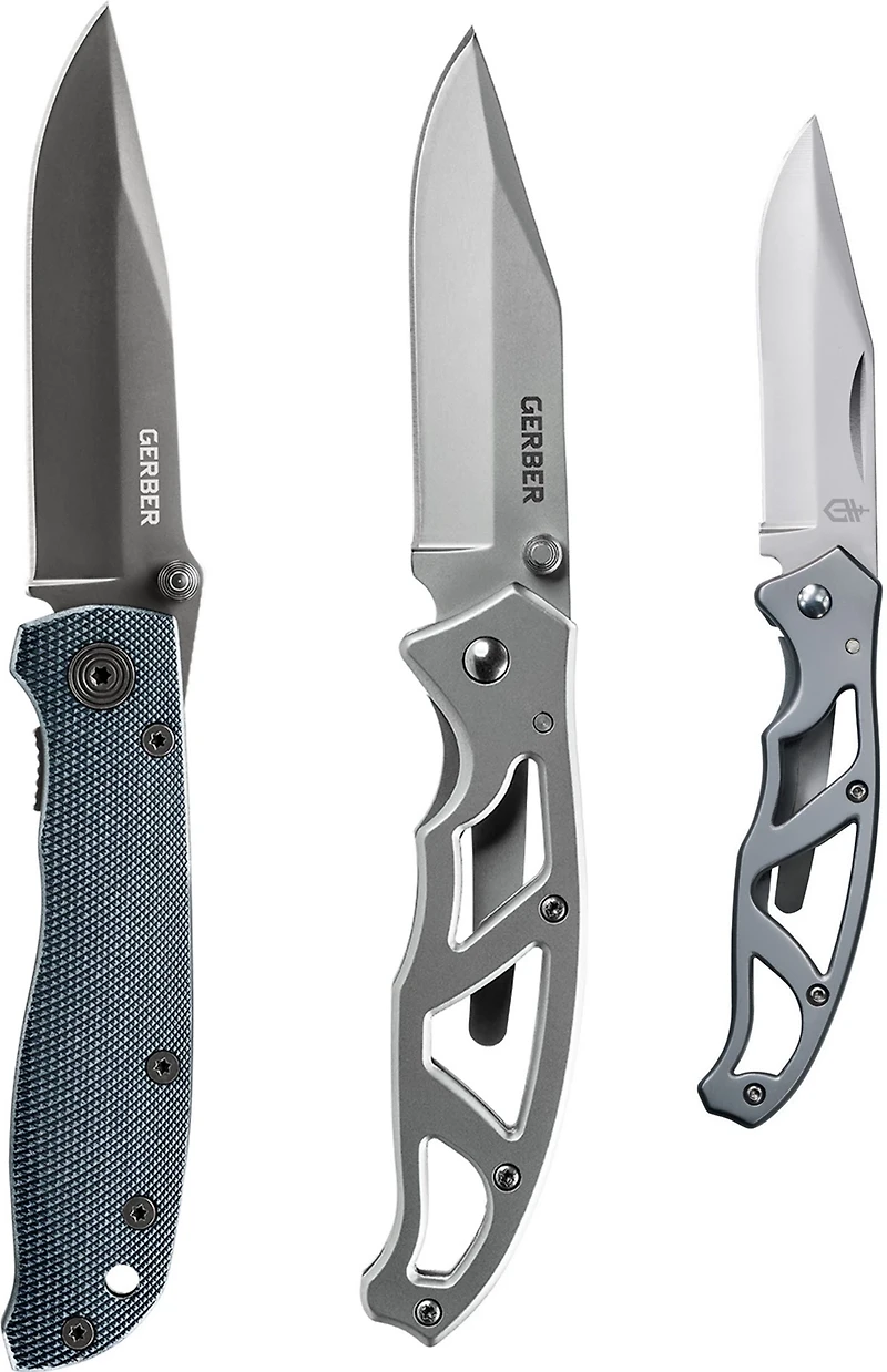 Gerber Paraframe I, Mini Paraframe and Air Ranger Knives Combo Pack