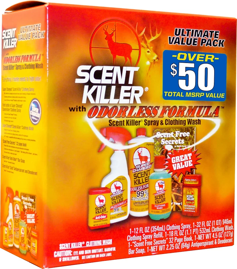 Super Charged Scent Killer Ultimate Value Kit
