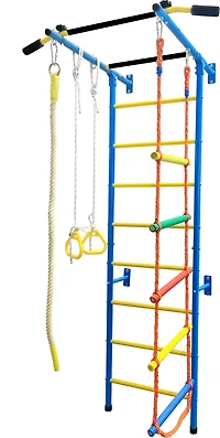 Funphix Swedish 5-in-1 Small Ladder Wall Gym Set