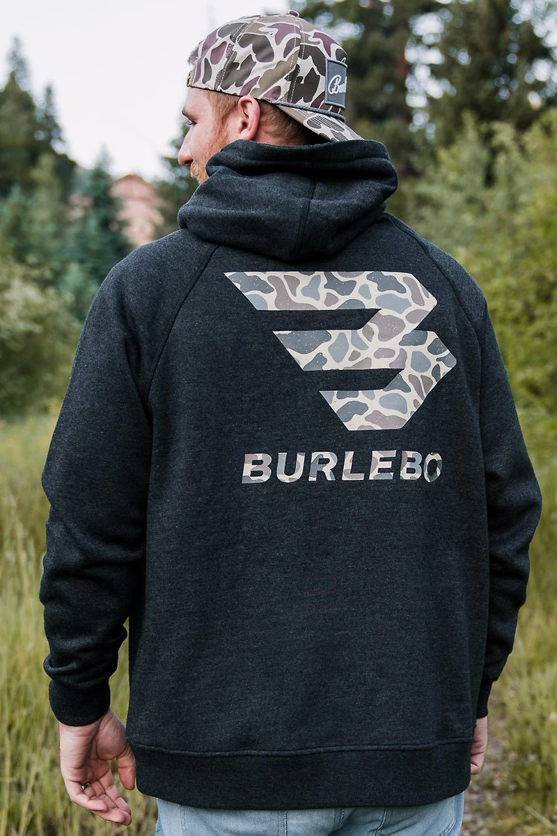 BURLEBO Men's Fleece Pullover Hoodie