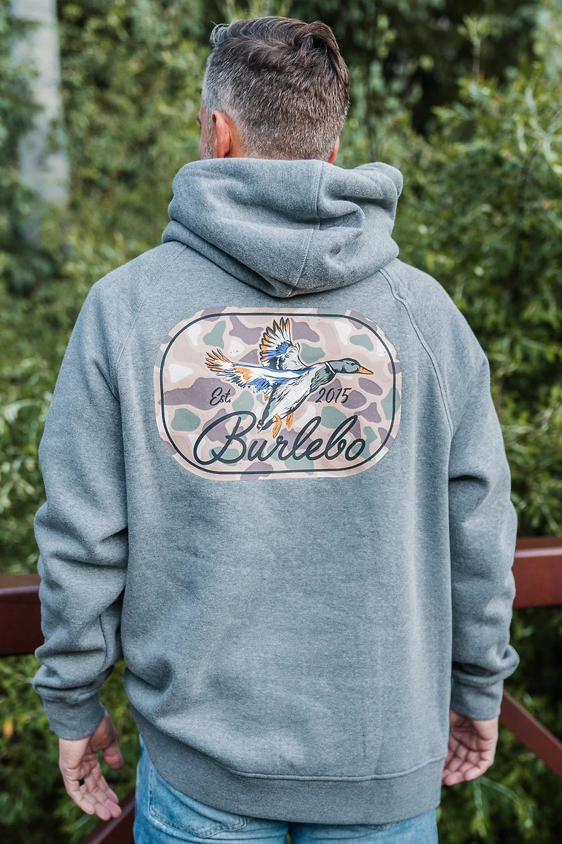 BURLEBO Men's Fleece Pullover Hoodie