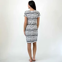 Dakini Women's Perfect Scoop Neck Stripe Dress
