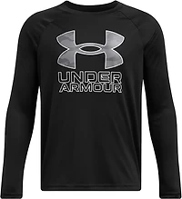 Under Armour Boys' Tech Hybrid Print Fill Long Sleeve T-shirt