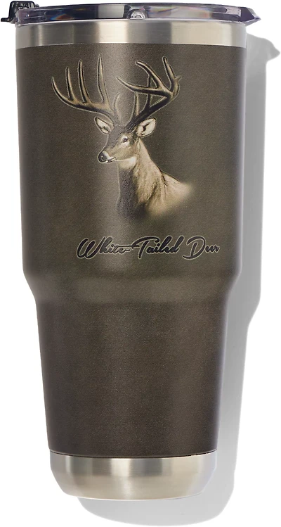Magellan Outdoors 30 oz White Tailed Deer Throwback Tumbler