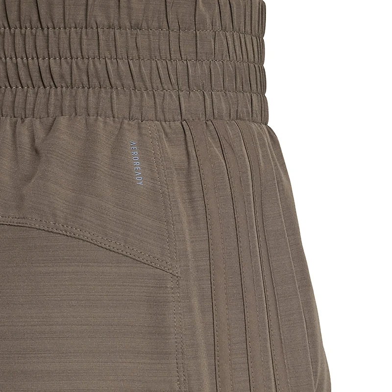 adidas Women's Pacer 3-Stripes Woven High Training Shorts 3