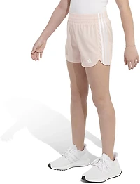 adidas Girls' 3S Pacer Mesh Shorts 3