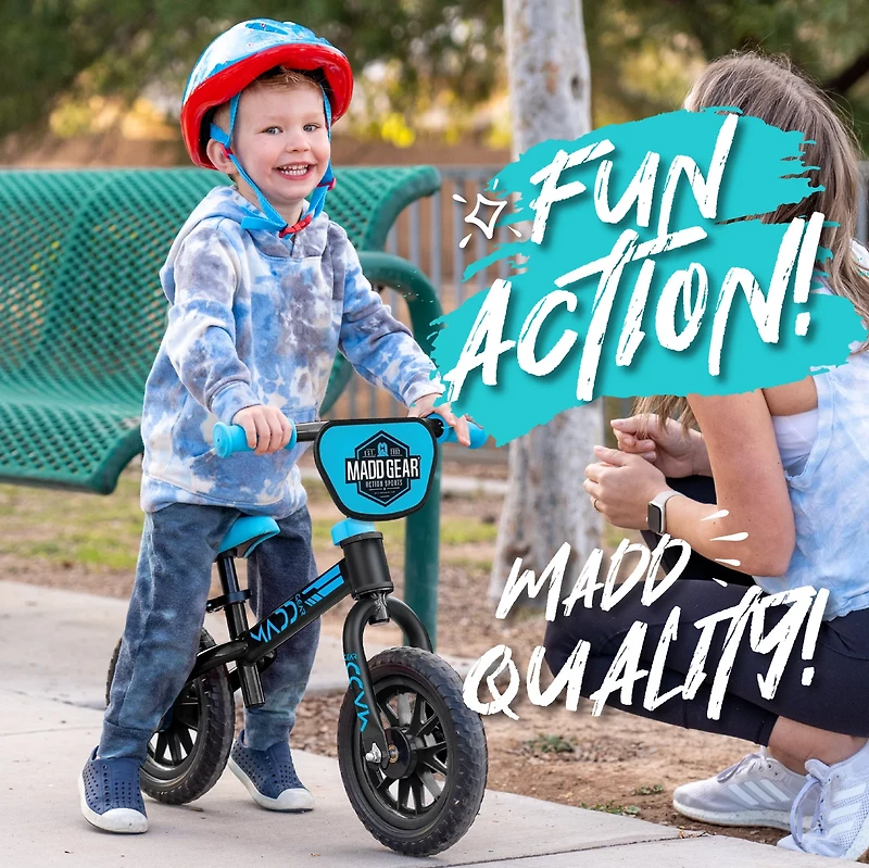Madd Gear Light-Up BMX Balance Bike