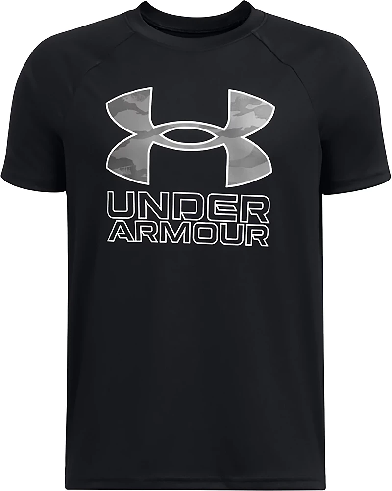 Under Armour Boys' Hybrid Printed Short Sleeve T-shirt
