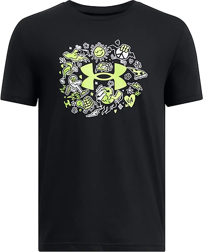 Under Armour Boys' School Daze Logo Short Sleeve Tee