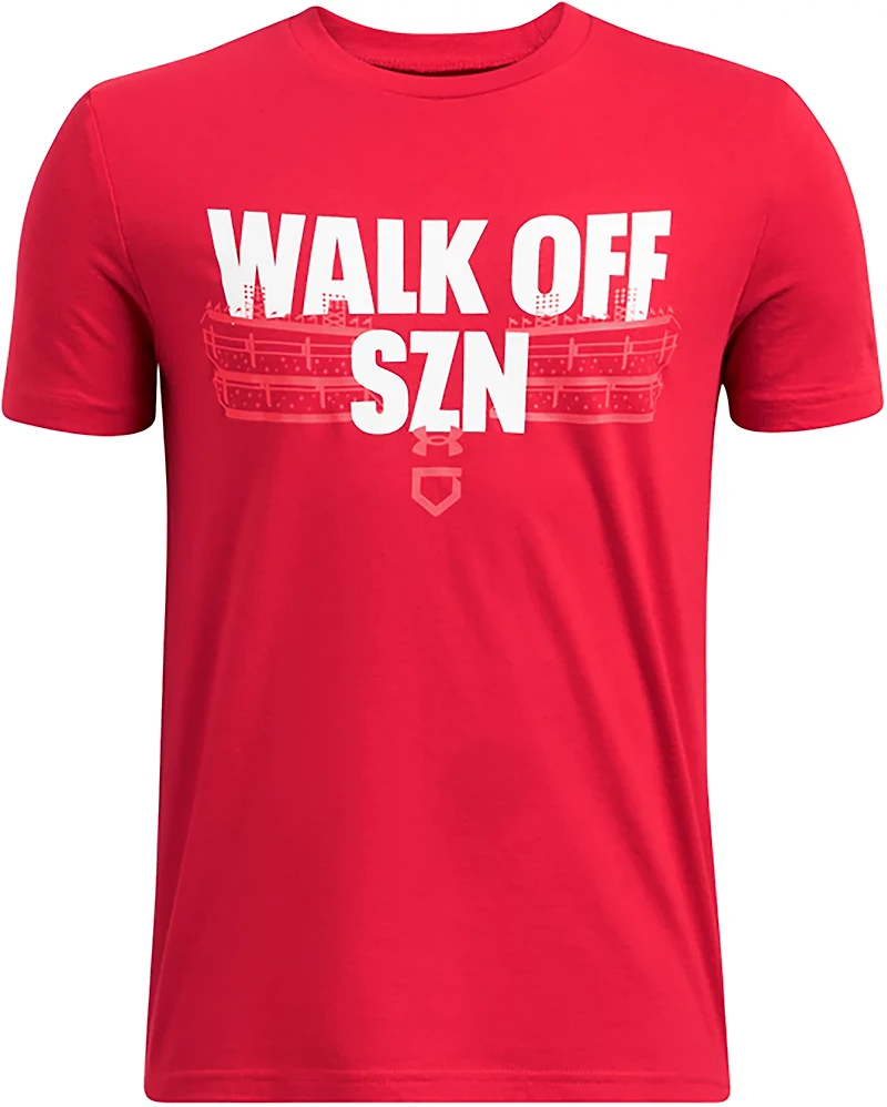 Under Armour Boys' Baseball Walkoff Season Short Sleeve Tee