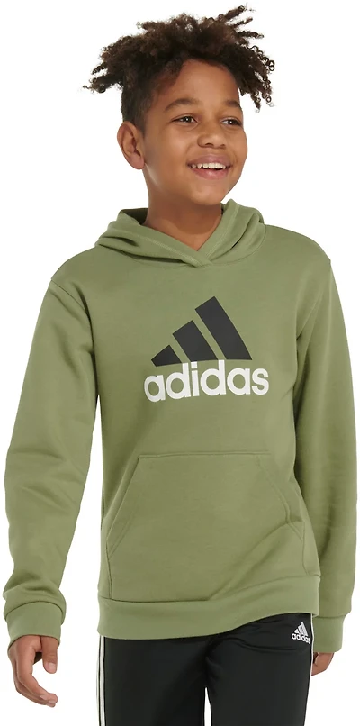 adidas Boys' Essential Cotton Fleece Hoodie