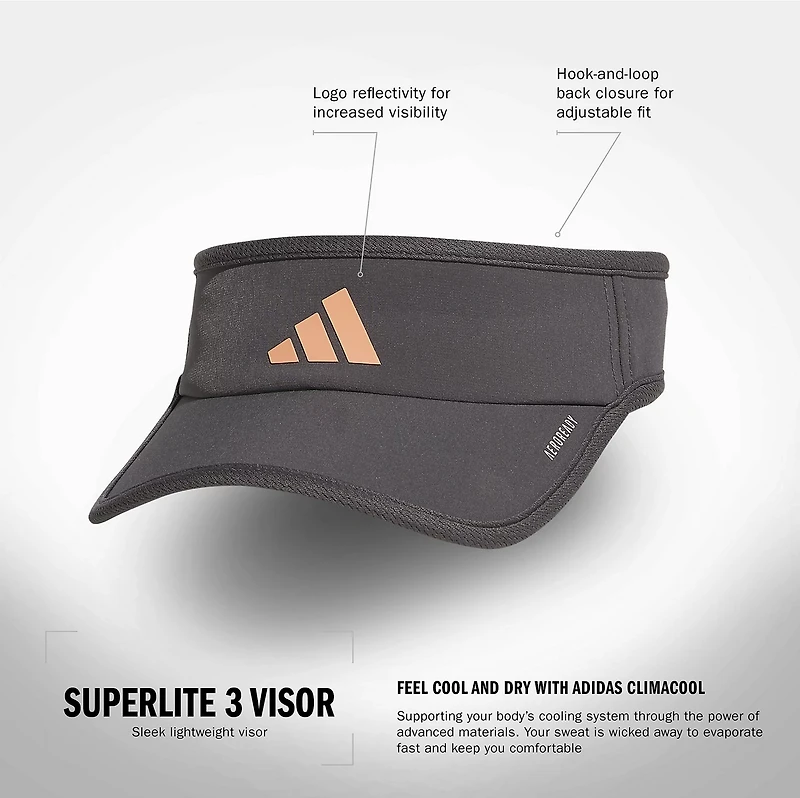 adidas Women's Superlite 3 Visor