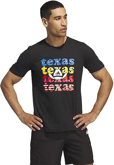 adidas Men's Texas Short Sleeve T-shirt