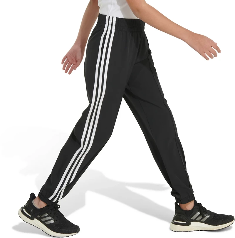 adidas Girls' Woven 3-Stripes Joggers