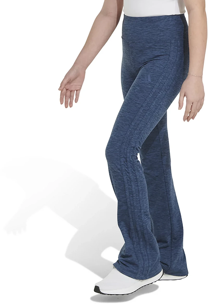 adidas Girls' Melange Flare Leg Pants