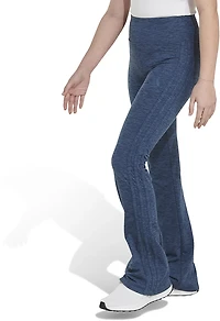 adidas Girls' Melange Flare Leg Pants