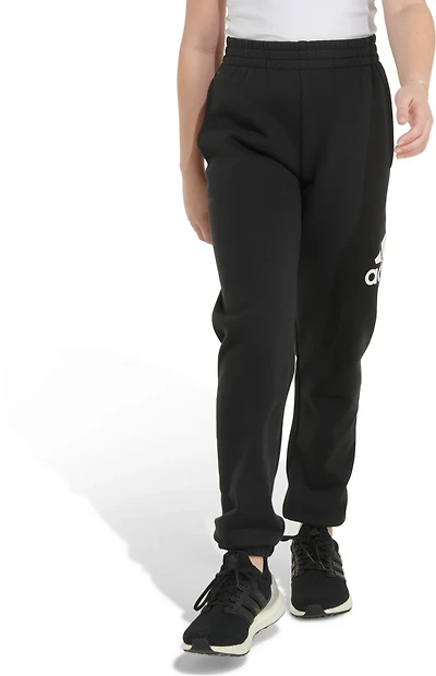 adidas Girls' Essential Graphic Fleece Joggers