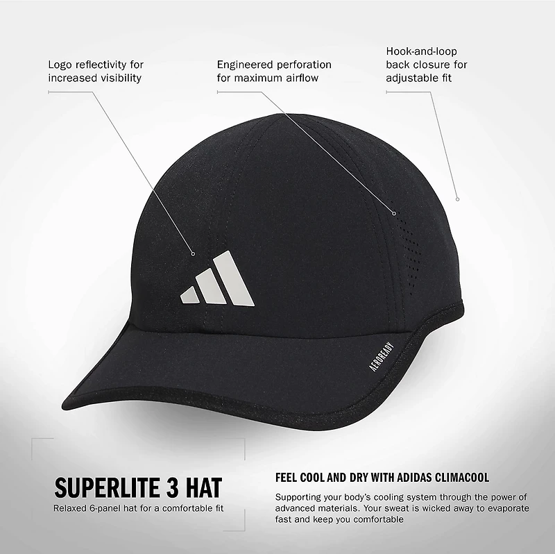 adidas Men's Superlite 3 Hat