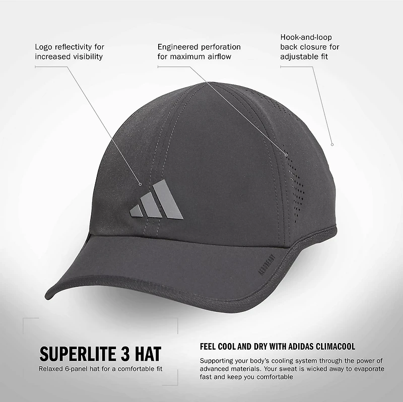 adidas Men's Superlite 3 Hat