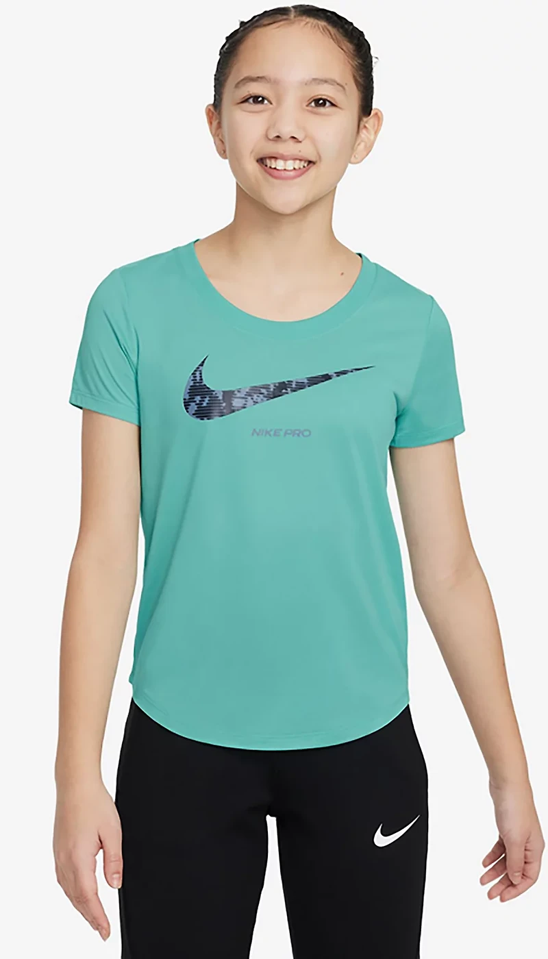 Nike Girls' Dri-FIT RLDG Pro Scoop Neck T-shirt