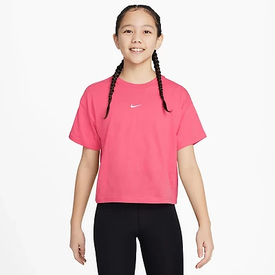 Nike Girls' Sportswear Essential Boxy Short Sleeve T-shirt