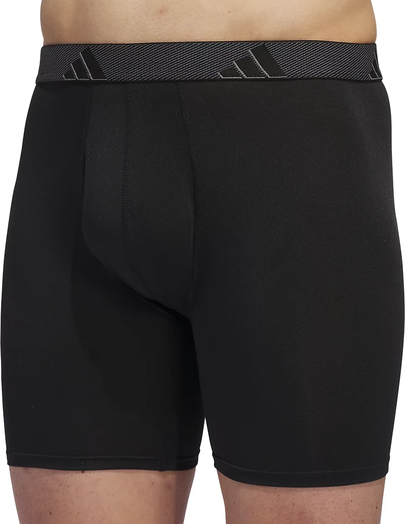 adidas Men's Microfiber Boxer Briefs 3-Pack