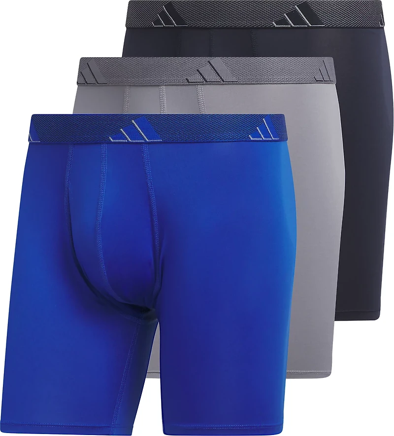 adidas Men's Microfiber Boxer Briefs 3-Pack
