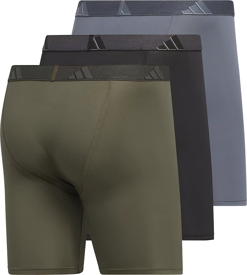 adidas Men's Microfiber Boxer Briefs 3-Pack