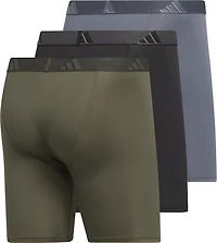 adidas Men's Microfiber Boxer Briefs 3-Pack