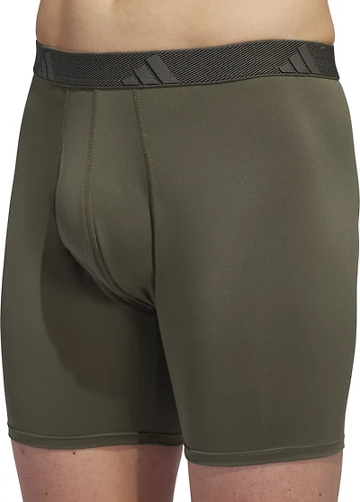 adidas Men's Microfiber Boxer Briefs 3-Pack