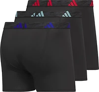 adidas Men's Microfiber Trunks 3-Pack