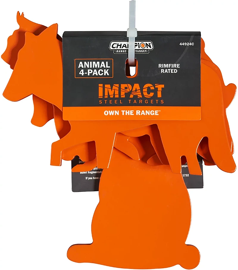 Champion IMPACT Rimfire Animal Series Targets 4-Pack
