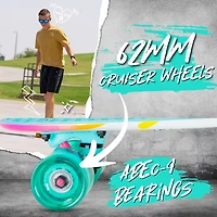 Madd Gear Retro 22-in Mini Cruiser Skateboard