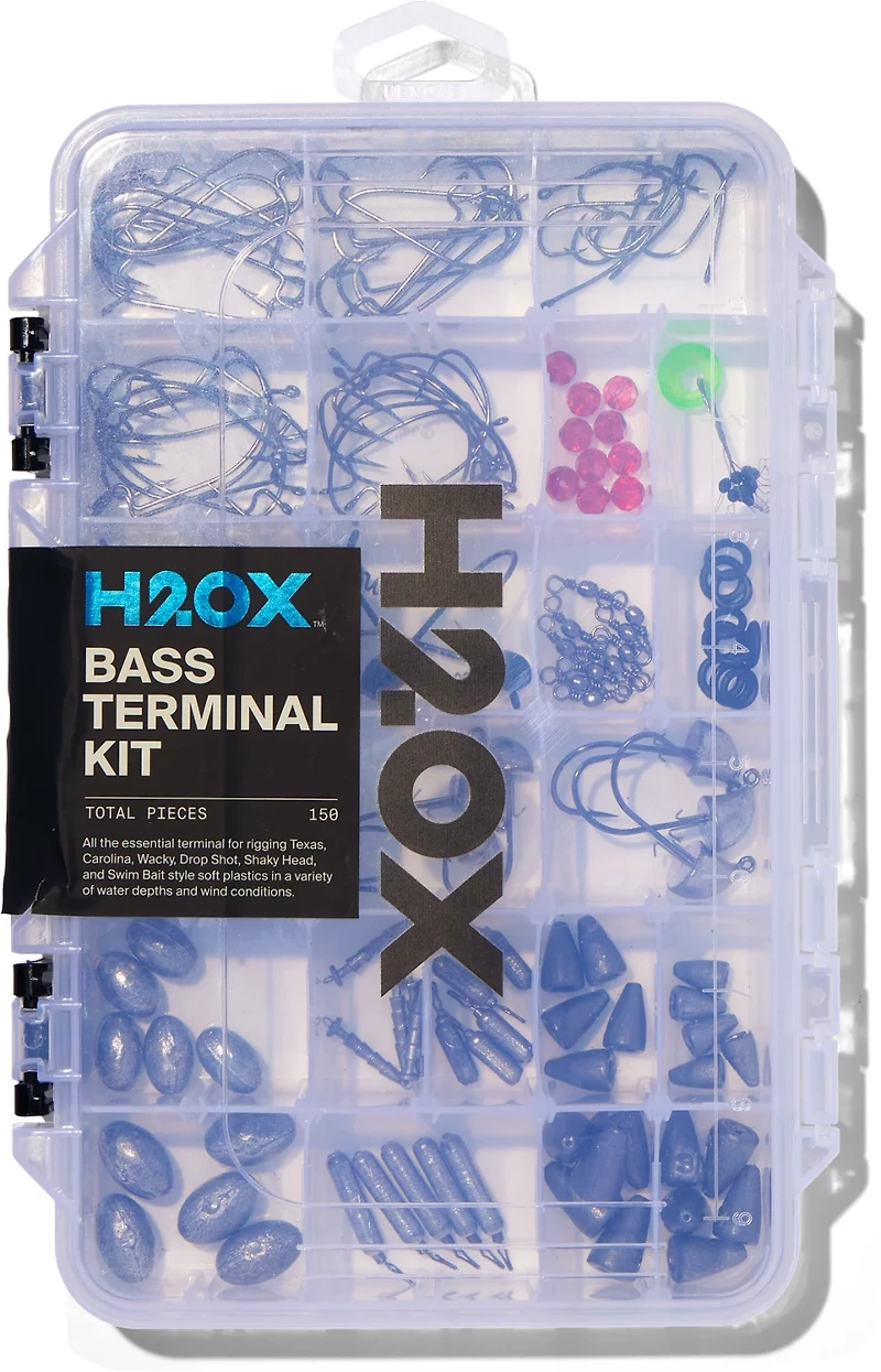 H20X 150 Piece Bass Terminal Tackle Kit