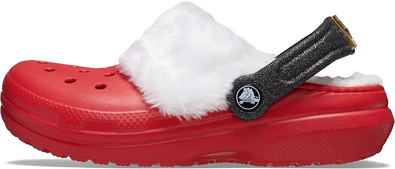 Crocs Toddler Girls' Santa Lined Clogs