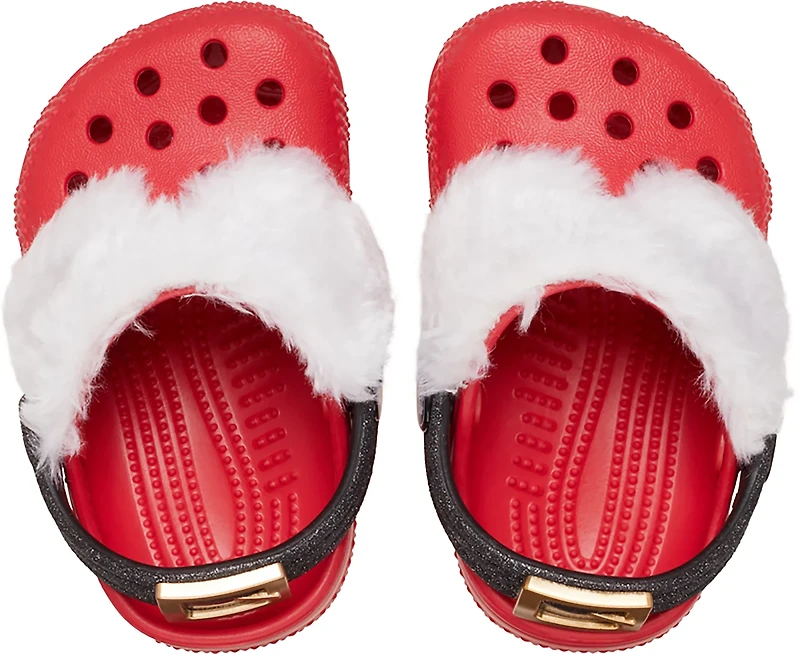 Crocs Infants' Littles Santa Lined Clogs