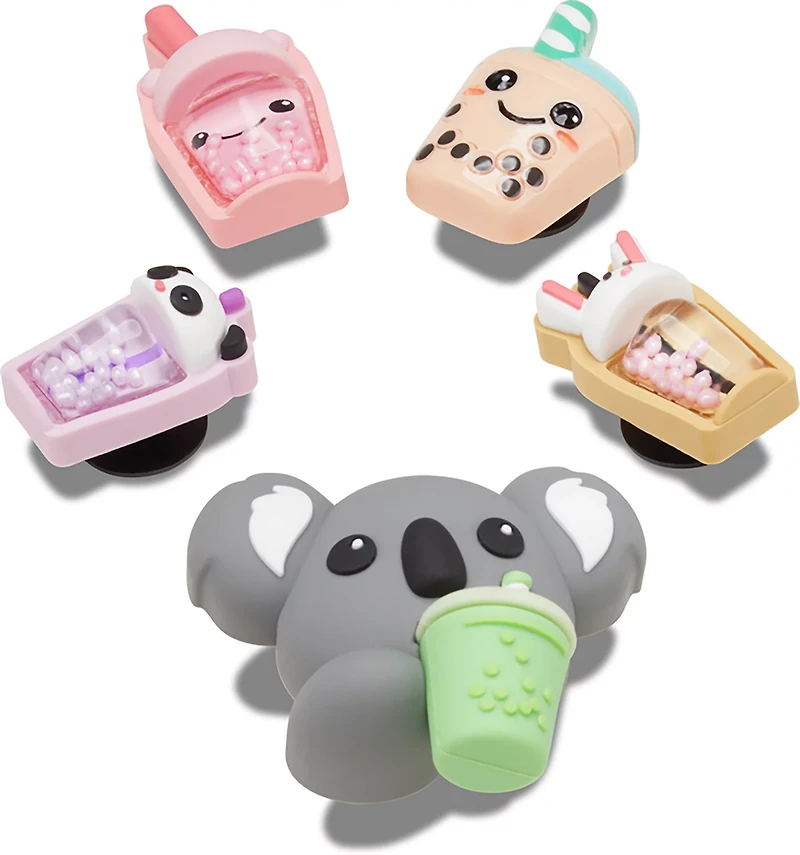 Crocs Jibbitz Drinking Boba Charms 5-Pack