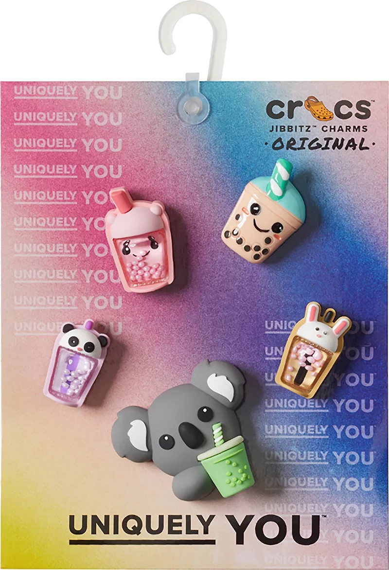 Crocs Jibbitz Drinking Boba Charms 5-Pack