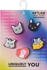 Crocs Jibbitz Cats Charms 5-Pack