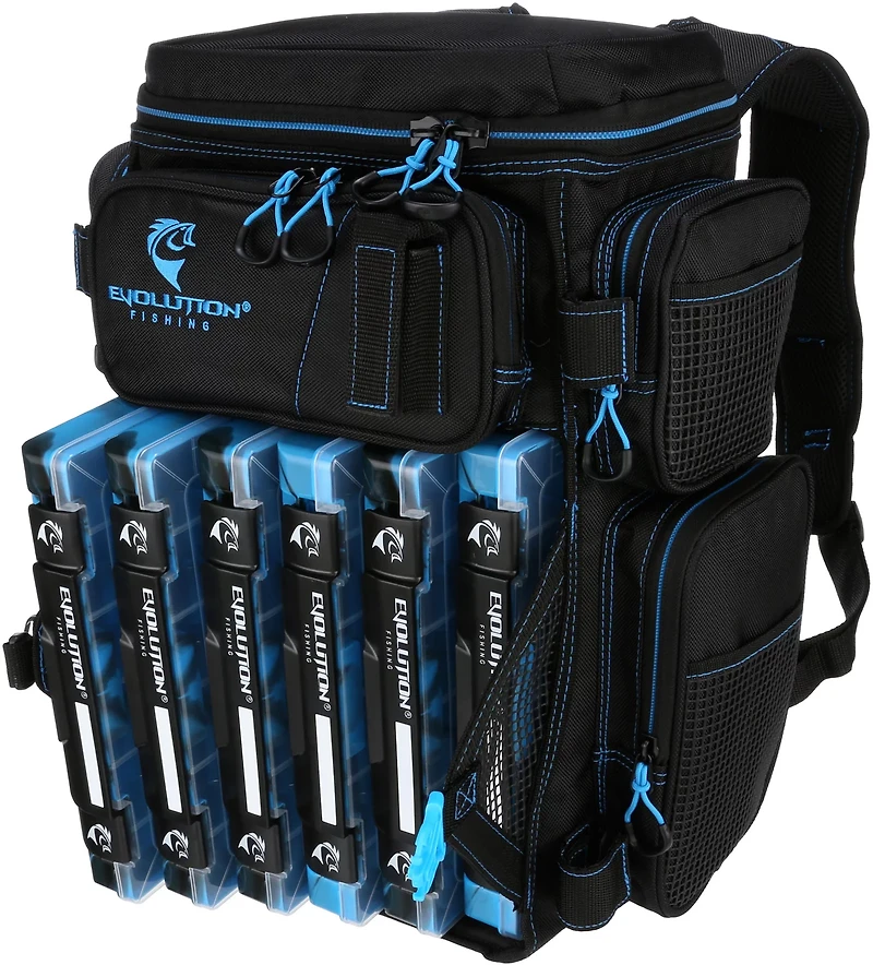 Evolution Fishing 3600 Drift Series Tackle Backpack