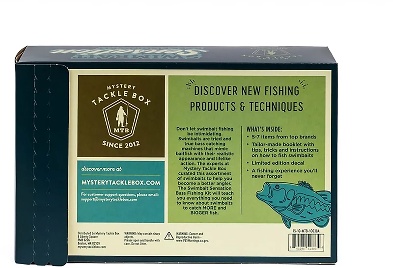 Mystery Tackle Box Swimbait Sensation Bass Fishing Kit