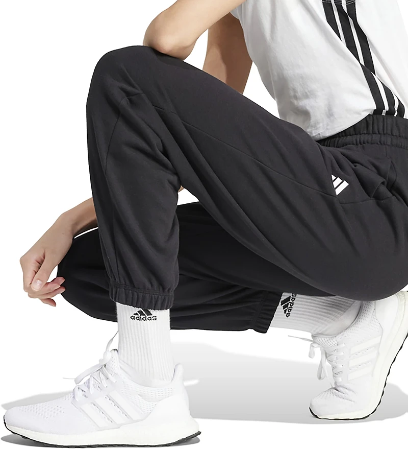 adidas Women's Essentials Small Logo French Terry Cuffed Pants