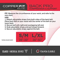 Copper Fit Elite Back Pro Sleeve