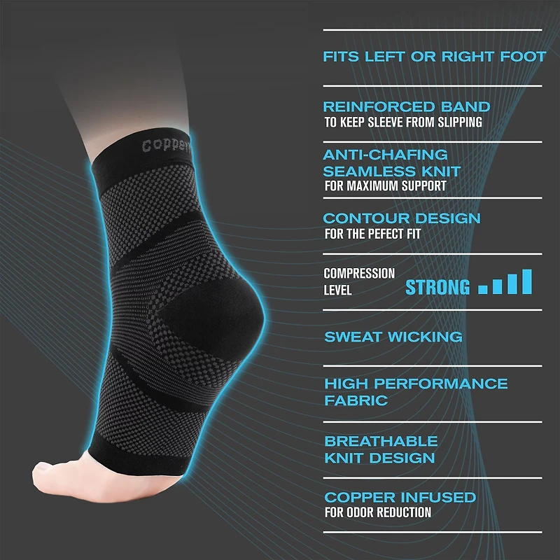 Copper Fit Elite Ankle Support Sleeve