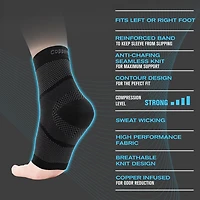 Copper Fit Elite Ankle Support Sleeve