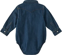 Wrangler Infant Boys' Long Sleeve Denim Bodysuit