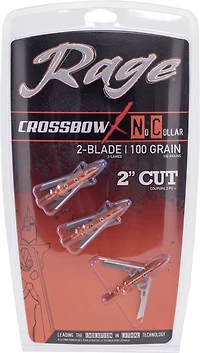 RAGE Crossbow X No Collar 100 Grain Broadhead