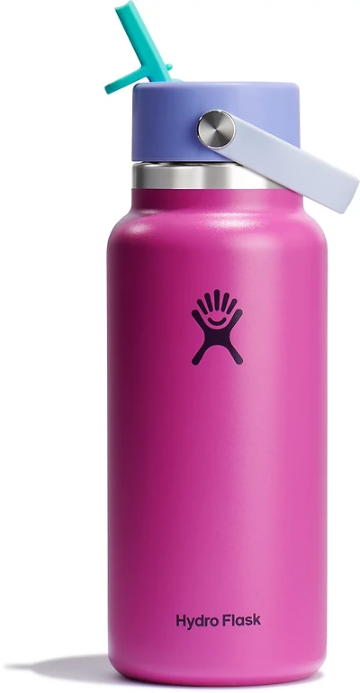 Hydro Flask 32 oz Wide Mouth Water Bottle with Flex Straw Cap